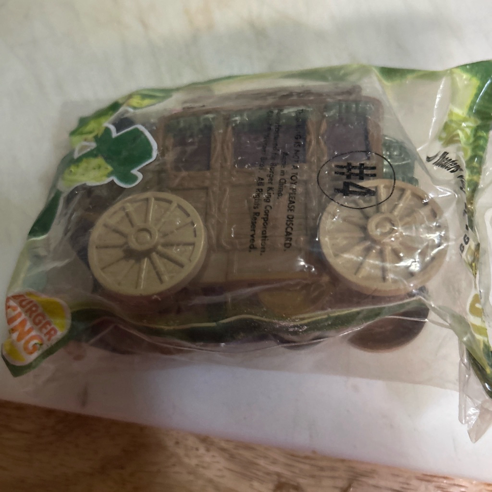 Burger King Wild Wild West Stagecoach Brown Tan Toy Car - Picture 2 of 2